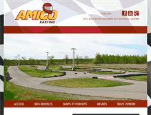 Tablet Screenshot of amigokarting.com